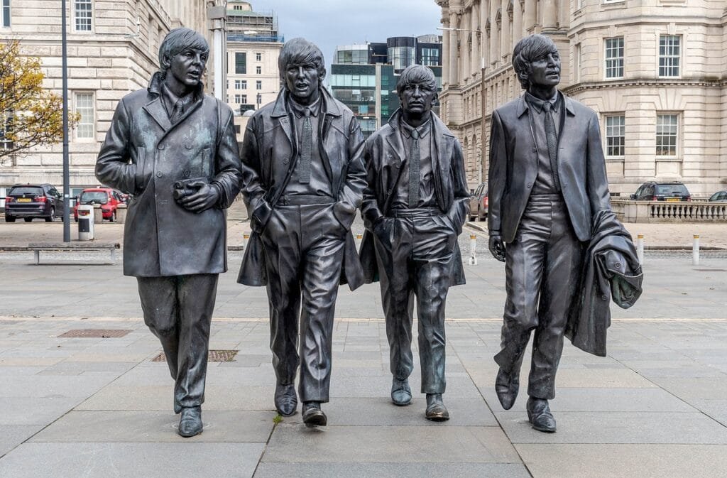 beatles, socha, beatles liverpool