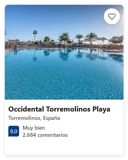 occidental torremolinos hotel ficha
