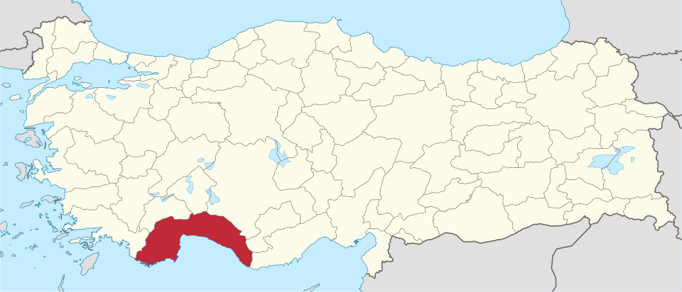 Co vidět a navštívit v Antalyi - Antalya - Travelianis.com 13 Mapa Antalye 1