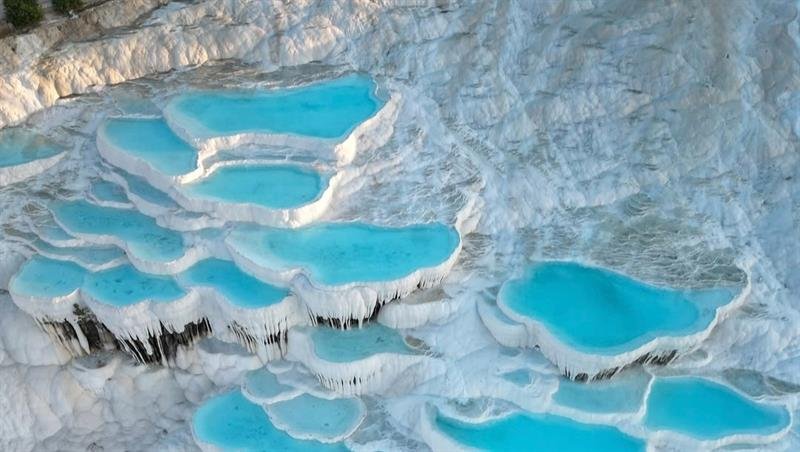 Pamukkale- Turecko: Informace, koupání + ceny 2 Pamukkale jazea 2