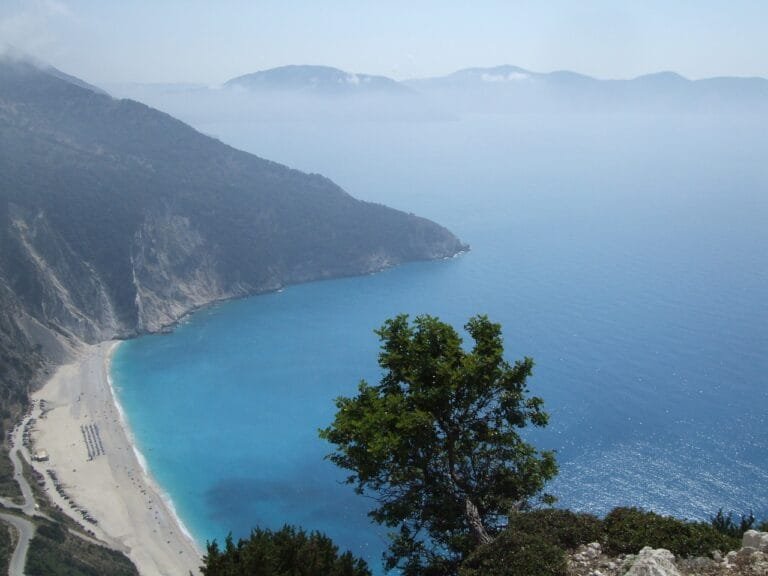 beach, seaside, cefalonia