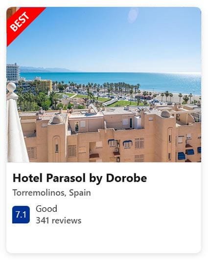 vista desde hotel parasol dorobe al mar