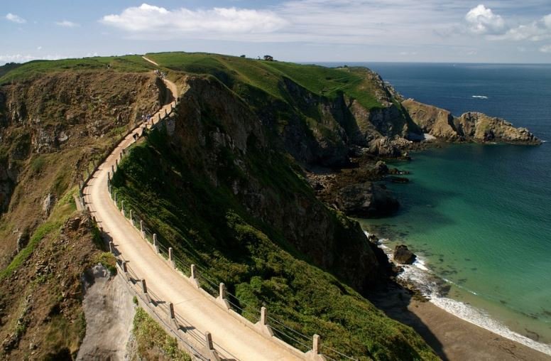 La Coupée, Channel Islands Jersey and Guernsey