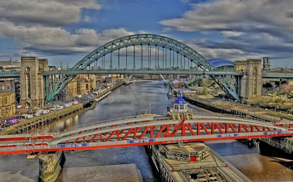 foto de puente en newcastle inglaterra