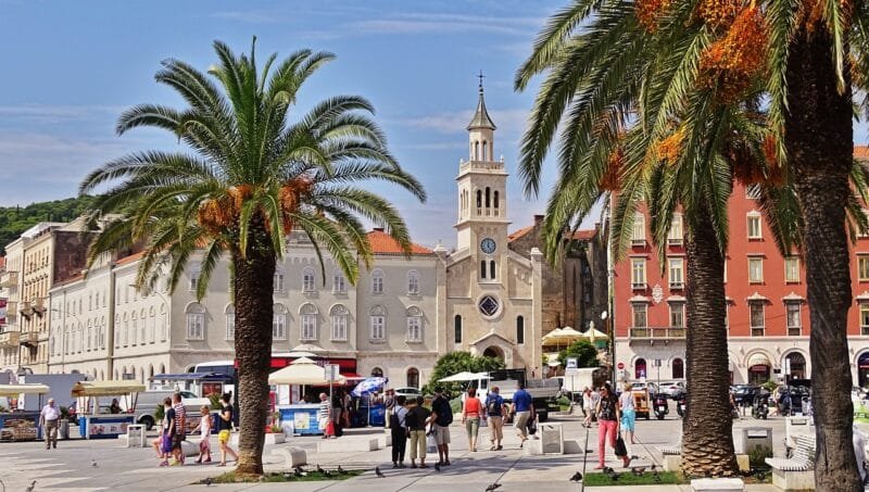 croatia, split, historic center