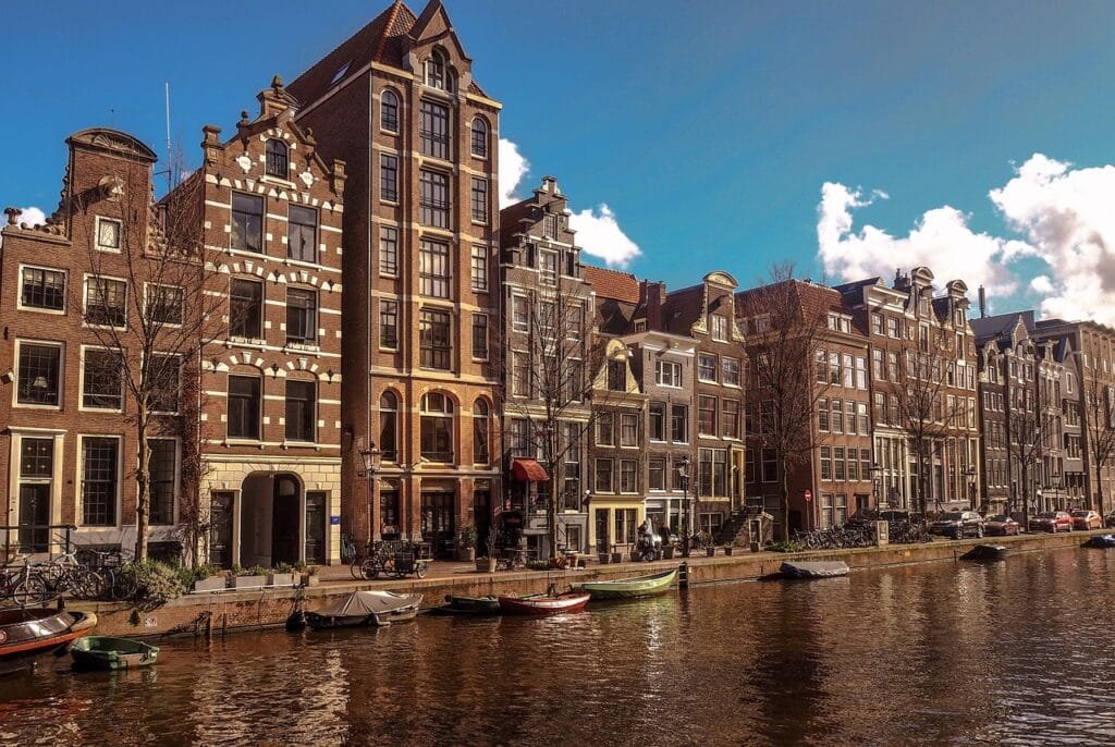 amsterdam, canal, europe