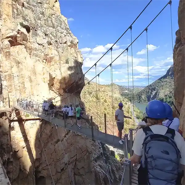 CAMINITO DEL REY PUENTE colgante CAMINITO DEL REY PUENTE colgante