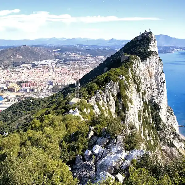 GIBRALTAR rock sea GIBRALTAR rock sea