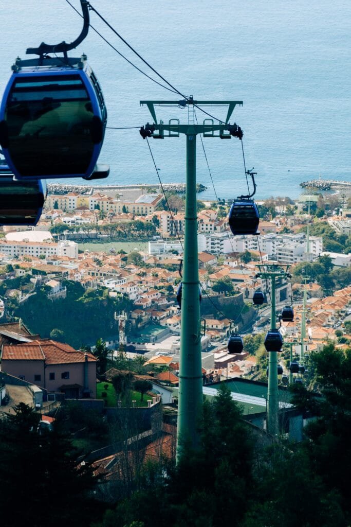 pexels photo 20433065 20433065 A breathtaking view of Funchal, Madeira from a cable car with the ocean in the background.