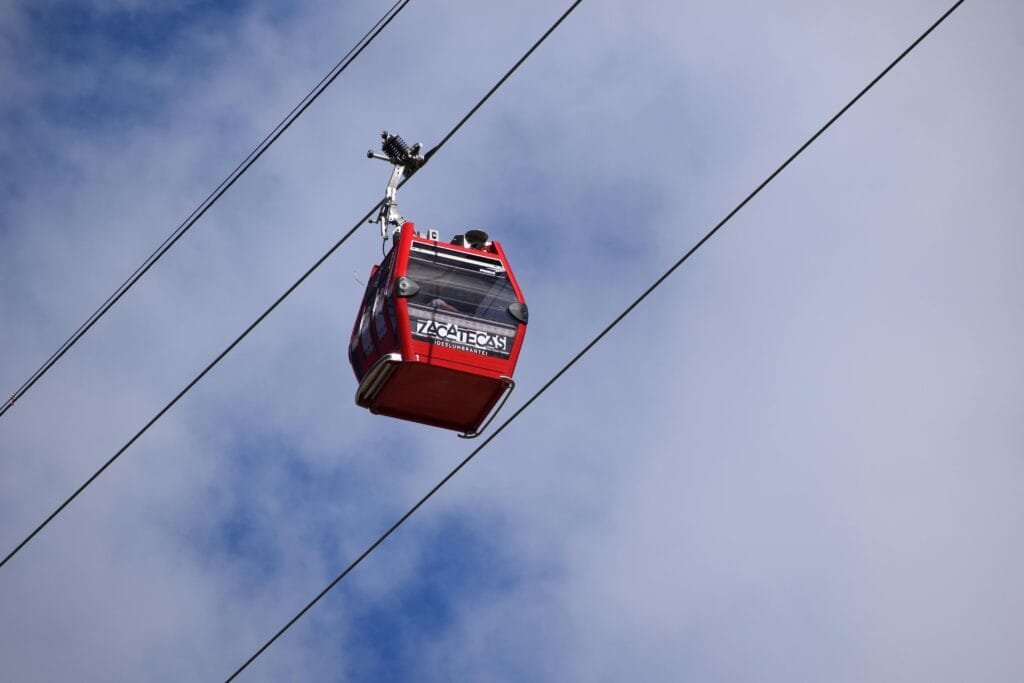 pexels photo 28598322 28598322 Experience a scenic aerial view with Zacatecas cable car against a clear blue sky. Ideal for adventure and travel enthusiasts.